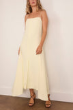 Brandon Maxwell The Darby Dress in Lemon Ice