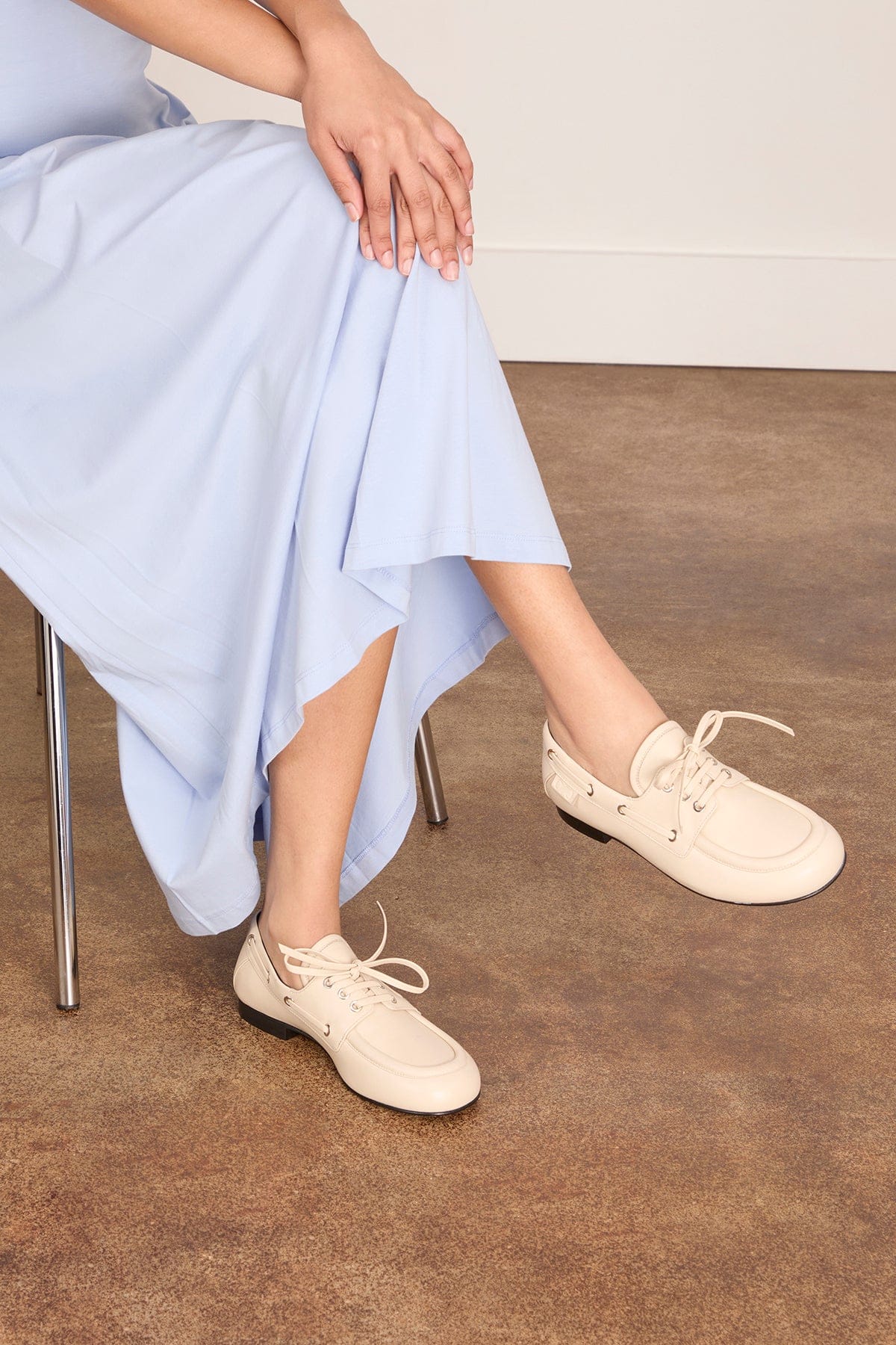 Proenza Schouler Deck Shoes in Ecru