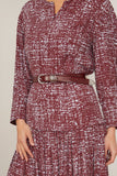 Dehanche Belts Hollyhock Belt in Bordeaux/Silver Dehanche Hollyhock Belt in Bordeaux/Silver
