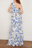 Delphine Gowns Angela Gown in Ivory/Bellflower Multi Delphine Angela Gown in Ivory/Bellflower Multi