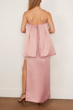 Delphine Cleo Dress in Rose Quartz