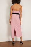 Delphine Dress in Rose Quartz/Nori Multi