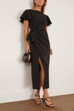 Delphine Emeline Dress in Noir