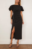 Delphine Emeline Dress in Noir