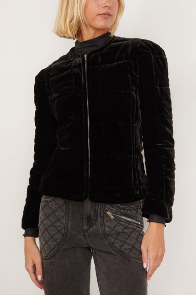 Isabel Marant Jackets Djanet Quilted Jacket in Black Isabel Marant Djanet Quilted Jacket in Black