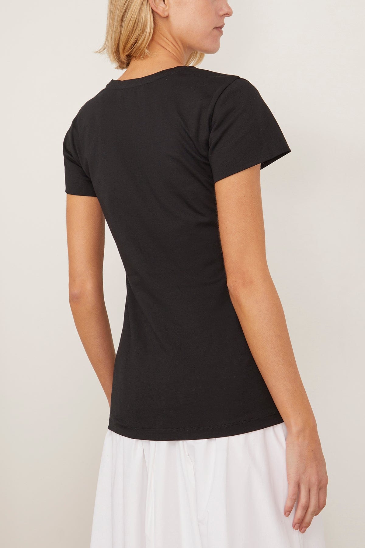 Dorothee Schumacher Tops All Time Favorites O-Neck Tee in Pure Black Dorothee Schumacher All Time Favorites O-Neck Tee in Pure Black