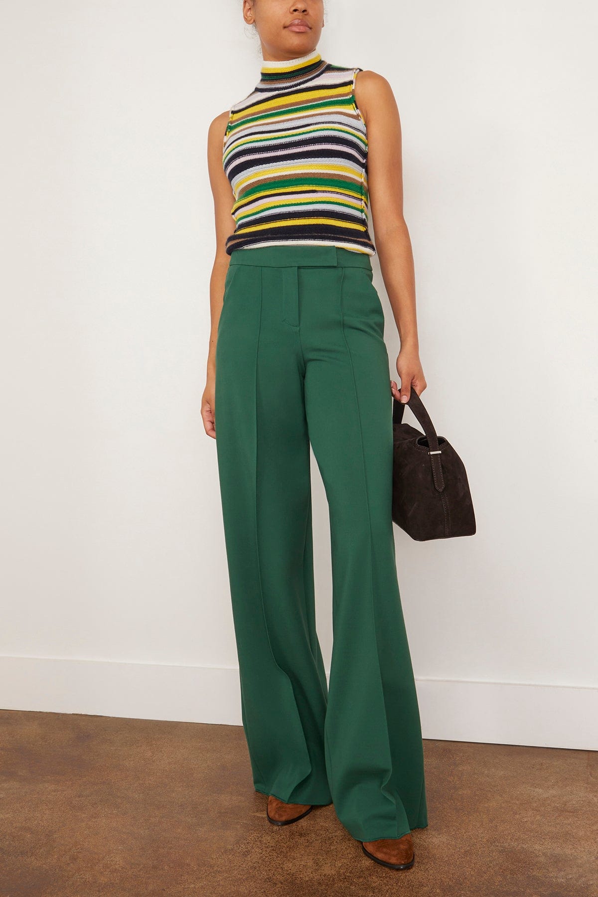 Dorothee Schumacher Pants Emotional Essence Pant in Gras Green Emotional Essence Pant in Gras Green