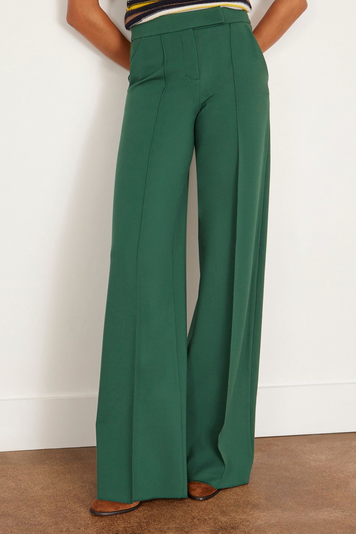 Dorothee Schumacher Pants Emotional Essence Pant in Gras Green Emotional Essence Pant in Gras Green