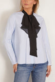 Dorothee Schumacher Pure Power Blouse in Ice Sky