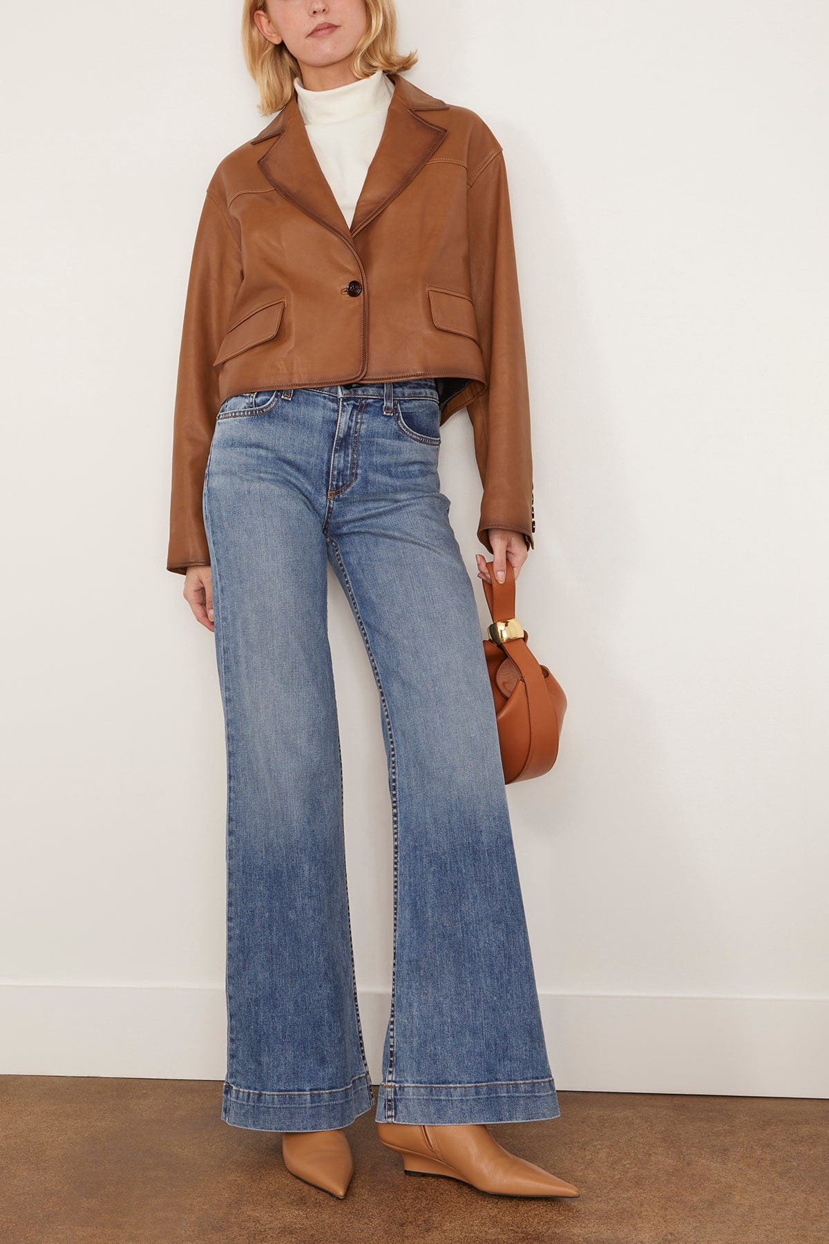 Dorothee Schumacher Jackets Sleek Statement II Jacket in Tobacco Sleek Statement II Jacket in Tobacco