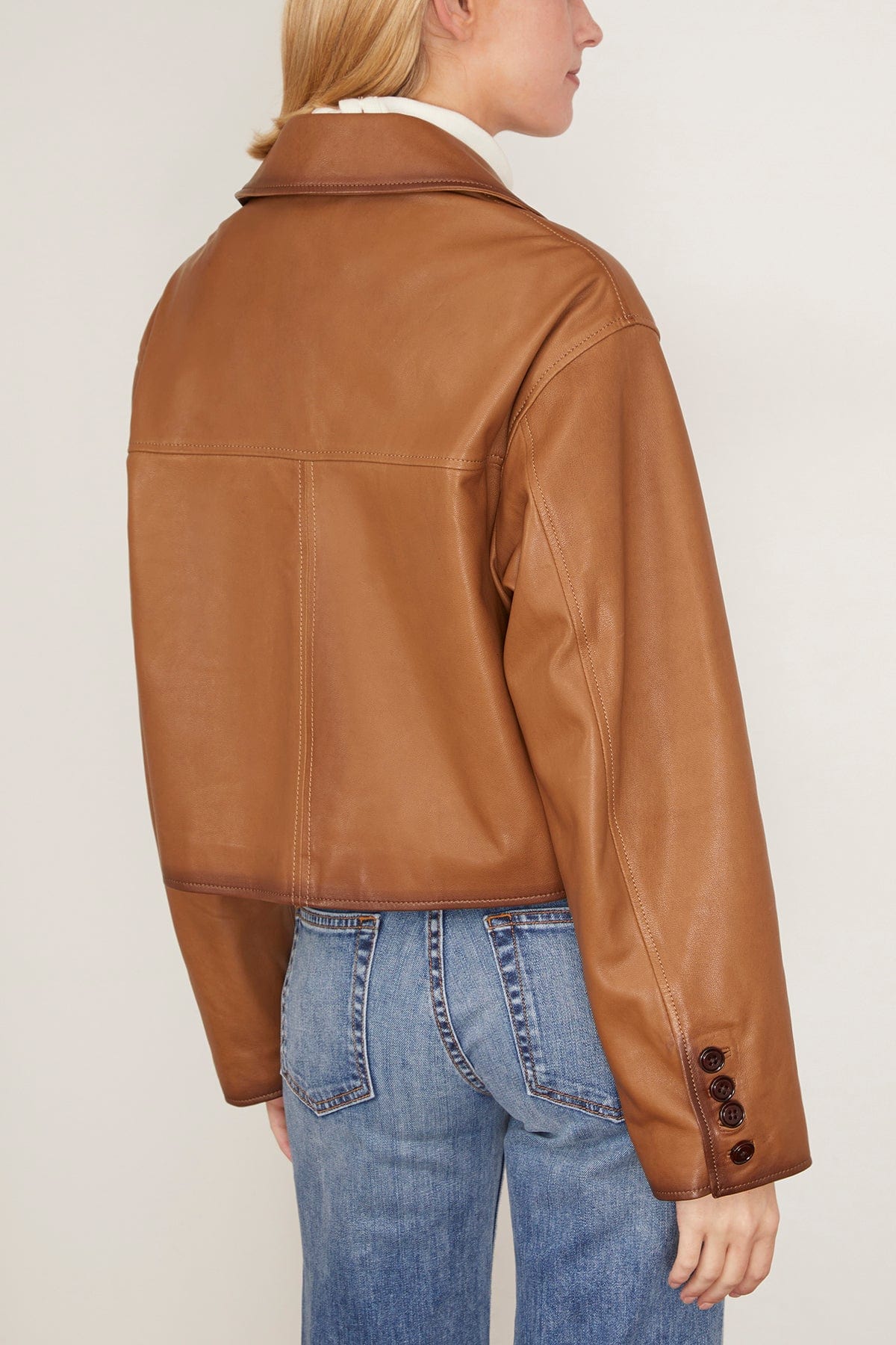 Dorothee Schumacher Jackets Sleek Statement II Jacket in Tobacco Sleek Statement II Jacket in Tobacco