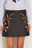 Dorothee Schumacher Soft Petal Skirt in Pure Black