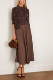 Dorothee Schumacher Sporty Elegance Skirt in Dark Chocolate