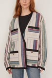 Dorothee Schumacher Jackets Striped Comfort Jacket in Multicolor Stripe Dorothee Schumacher Striped Comfort Jacket in Multicolor Stripe