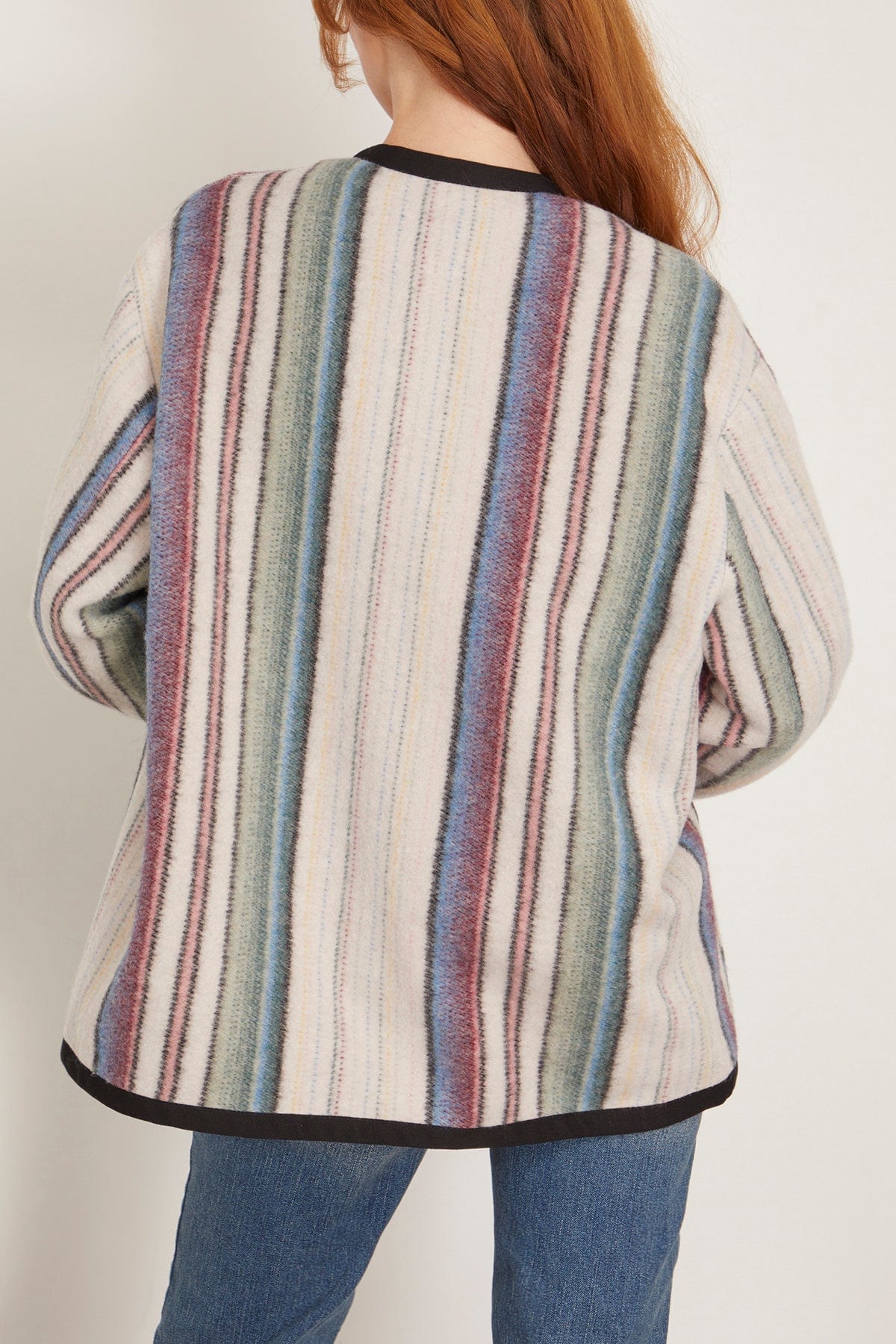 Dorothee Schumacher Jackets Striped Comfort Jacket in Multicolor Stripe Dorothee Schumacher Striped Comfort Jacket in Multicolor Stripe