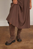 Suede Sensation Knee Boot in Dark Chocolate