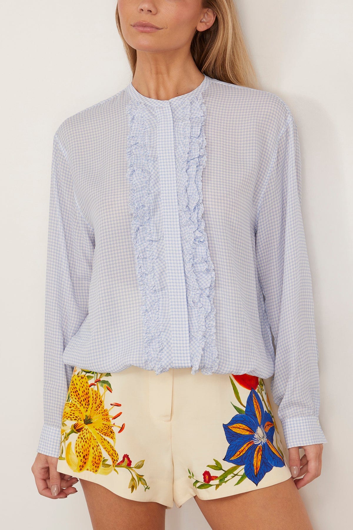 Dorothee Schumacher Tops Vichy Love Blouse in Blue Vichy Dorothee Schumacher Vichy Love Blouse in Blue Vichy