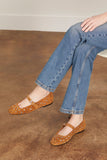 Wild Softness Studded Ballerina Flat in Tobacco