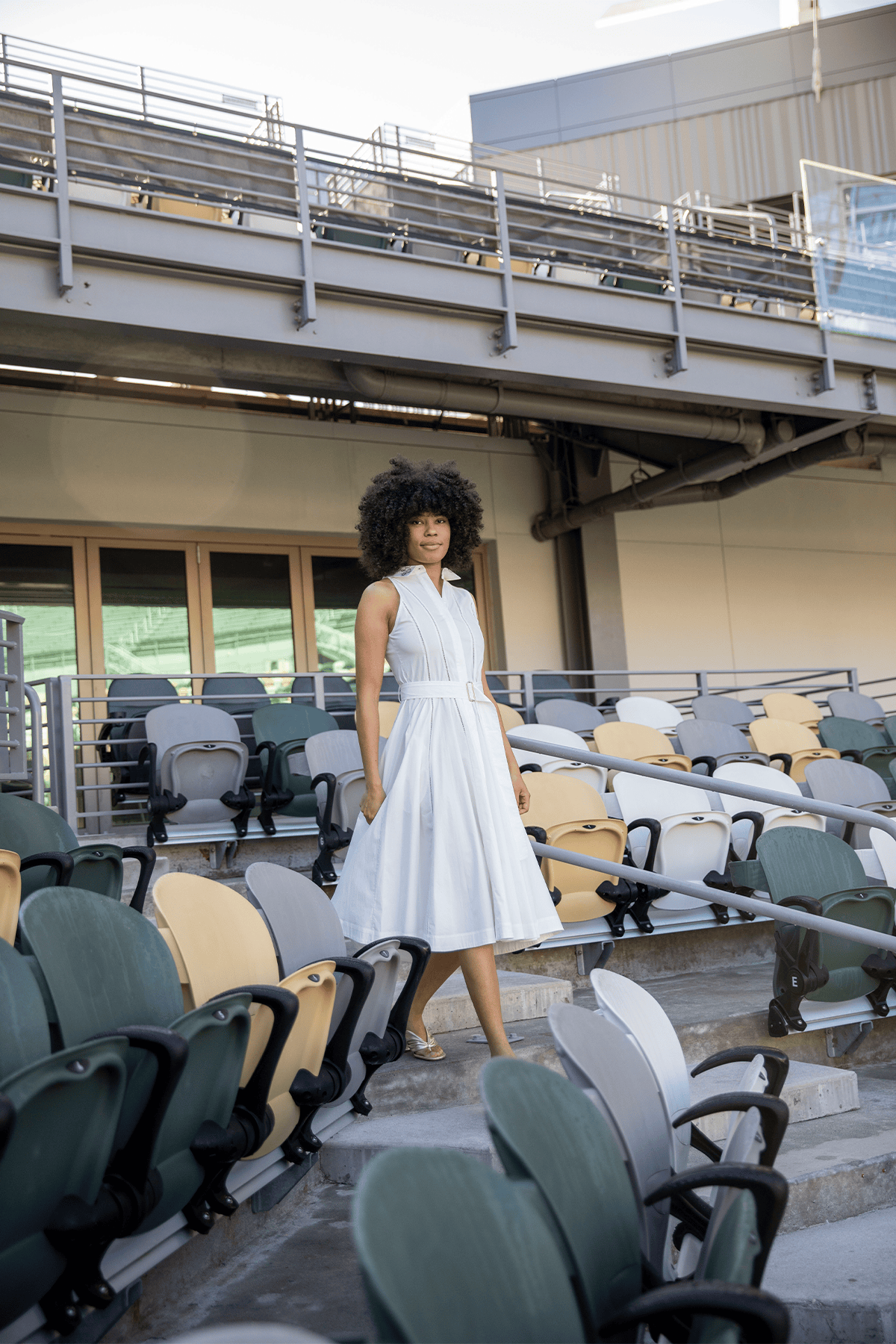 Proenza Schouler Dorothy Dress in White – Hampden Clothing
