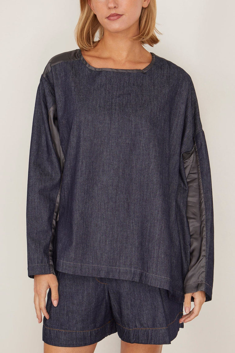 Dries Van Noten Caias Denim Shirt in Indigo