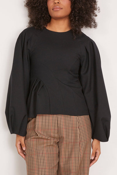 Dries Van Noten Tops Cliffs Shirt in Black Dries Van Noten Cliffs Shirt in Black