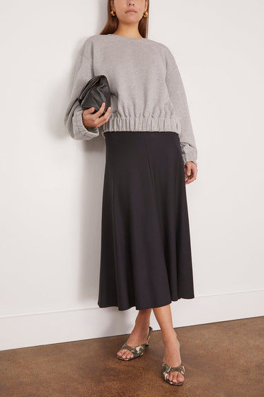 Dries Van Noten Sweatshirts Halvin Sweater in Grey Melange Dries Van Noten Halvin Sweater in Grey Melange