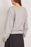 Dries Van Noten Sweatshirts Halvin Sweater in Grey Melange Dries Van Noten Halvin Sweater in Grey Melange