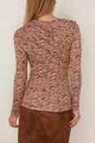 Etoile Isabel Marant Dressi Blouse in Rust