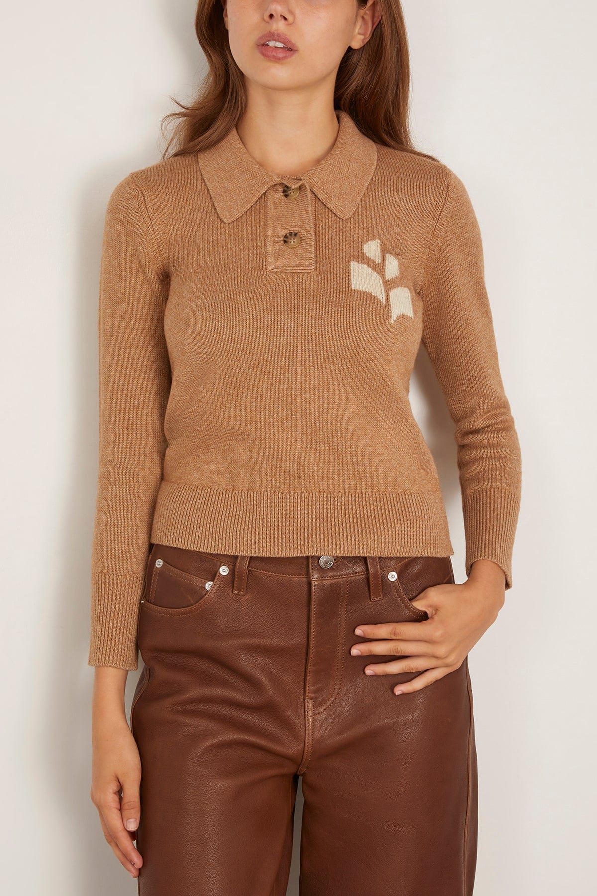 Etoile Isabel Marant Nola Pullover in Camel