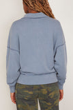 Etoile Isabel Marant Ross Sweatshirt in Slate Blue/Ecru