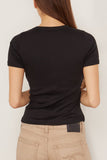 Flore Flore Tops Car Tee in Black Flore Flore Car Tee in Black