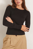Flore Flore Max Tee in Black