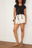 Flore Flore Tops Jill Baby Tee in Black Flore Flore Jill Baby Tee in Black