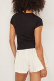 Flore Flore Tops Jill Baby Tee in Black Flore Flore Jill Baby Tee in Black
