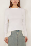 Flore Flore Tops Max Tee in White Flore Flore Max Tee in White