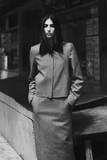 A.Emery Floyd Jacket in Black/White