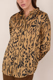 Forte Forte Moiree Print Satin Oversized in Honey