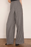 Forte Forte Wool Cloth Palazzo Pants in Grigio Melange