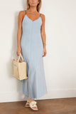 Forte Forte Dresses Cotton Denim Cavalry Slipdress in Bleach Cotton Denim Cavalry Slipdress in Bleach