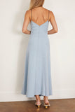 Forte Forte Dresses Cotton Denim Cavalry Slipdress in Bleach Cotton Denim Cavalry Slipdress in Bleach