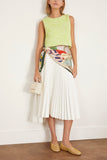Forte Forte Tops Graphic Moulin Micro Vest in Reflex Graphic Moulin Micro Vest in Reflex