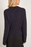 Forte Forte Sweaters Stretch Brushed Wool Mohair Sweater in Notte Forte Forte Stretch Brushed Wool Mohair Sweater in Notte