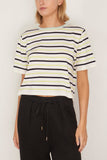 Forte Forte Tops Superfine Merinos T-Shirt in Abisso Superfine Merinos T-Shirt in Abisso