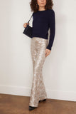 Forte Forte Pants La Danza Del Mare Sequined Flare Pant in Silver Forte Forte La Danza Del Mare Sequined Flare Pant in Silver