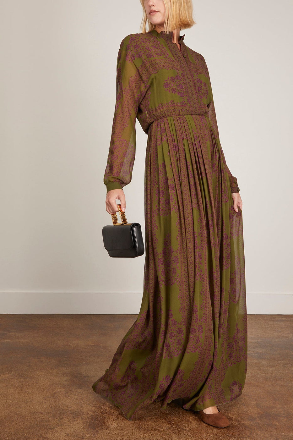 Giambattista Valli - Giambattista Valli Dress in Green Multi 44 / 8 US - Hampden Clothing Giambattista Valli - Giambattista Valli Dress in Green Multi 44 / 8 US - Hampden Clothing