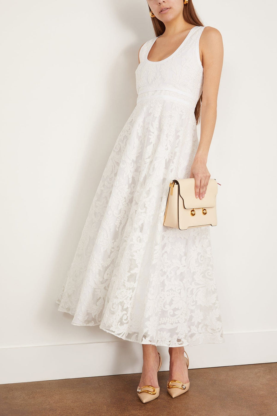 Giambattista Valli Dress in White Hampden Clothing Giambattista Valli Dress in White Hampden Clothing