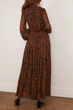Giambattista Valli Paisley Dress in Brown