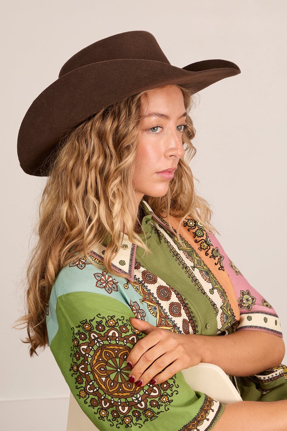 Gigi Burris Wyatt Hat in Tiramisu