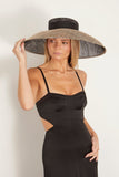Gigi Burris Hats Maris Hat in Natural/Black Gigi Burris Maris Hat in Natural/Black