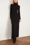 Guest In Residence Casual Dresses Wide Rib Turtleneck Dress in Black Guest in Residence Wide Rib Turtleneck Dress in Black